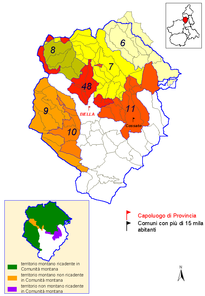 Comunità montane della provincia di Biella