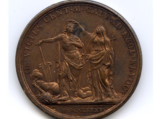 Le medaglie di Luigi XIV del Museo valdese