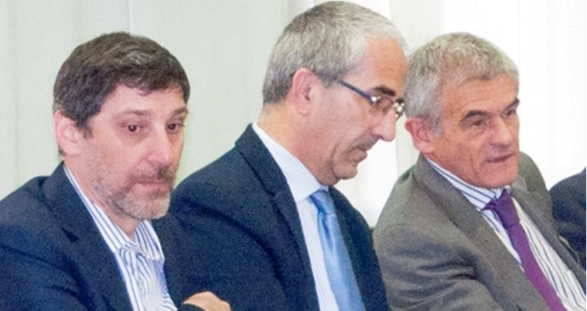 A sinistra, Stefano Rigatelli