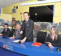 da sx gli assessori Ravello, Casoni, Cirio e Bonino