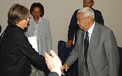 La Presidente Bresso saluta il Presidente di Capo Verde