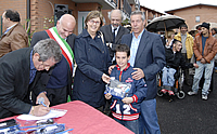 la Presidente della Regione Mercedes Bresso, l'assessore regionale all'Edilizia, Sergio Conti, e il sindaco Nicola Pollari
