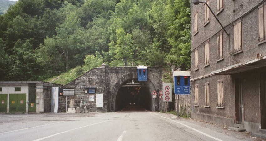 L'ingresso del tunnel