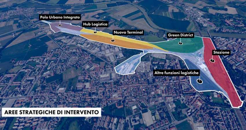 La mappa dell'intervento
