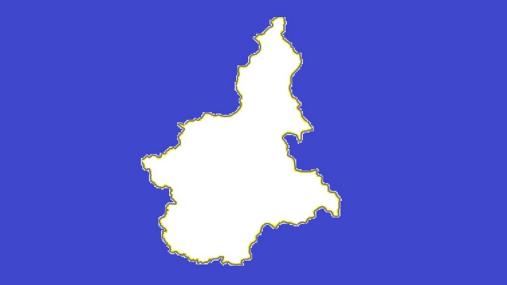 Cartina del Piemonte