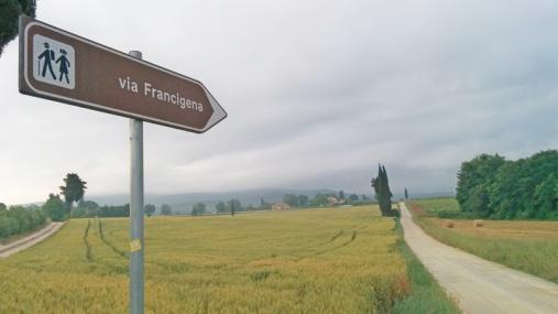 Indicazioni della Via Francigena