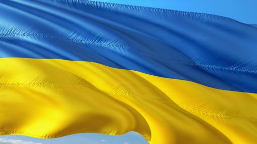 La bandiera dell'Ucraina