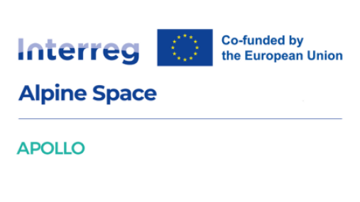 Logo progetto APOLLO, programma Spazio Alpino 2021-2027