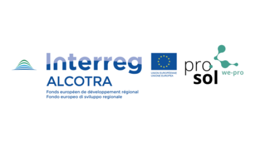 Logo progetto We-Pro, PITEM PRO-SOL, Programma Interreg Francia-Italia ALCOTRA 2014-2020