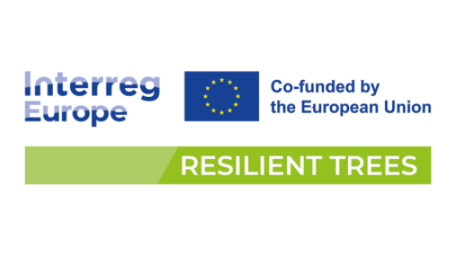 Logo progetto Resilient Trees, programma Interreg Europe 2021-2027