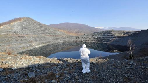 L'ex Amiantifera di Balangero (foto Ansa)