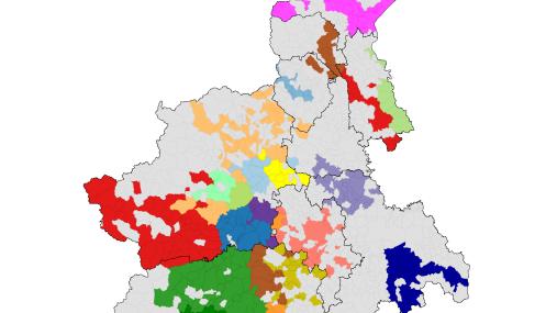 Mappa Nati per Leggere Piemonte 2024