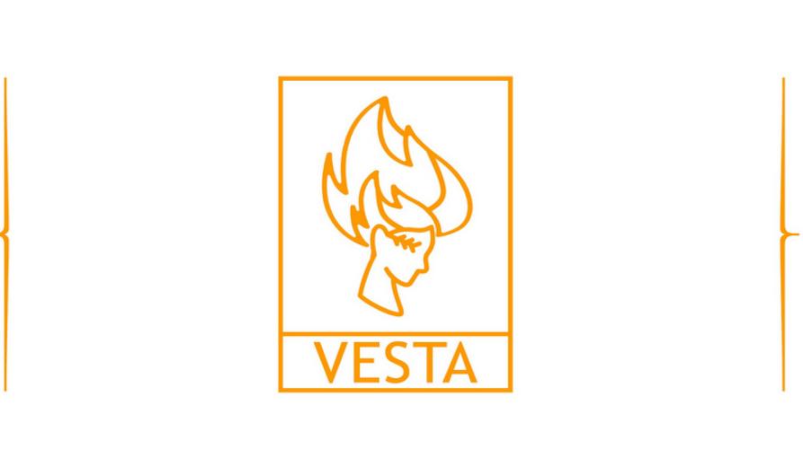Il logo di Vesta 