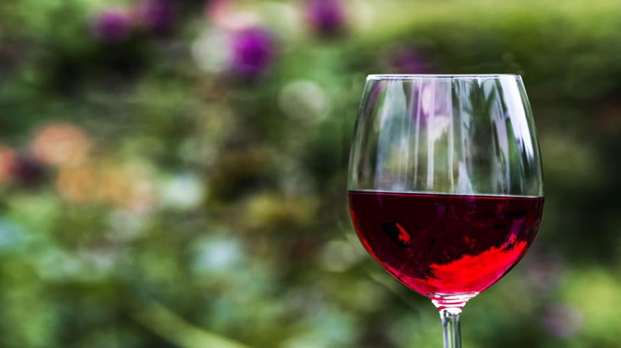 Calice di vino rosso 