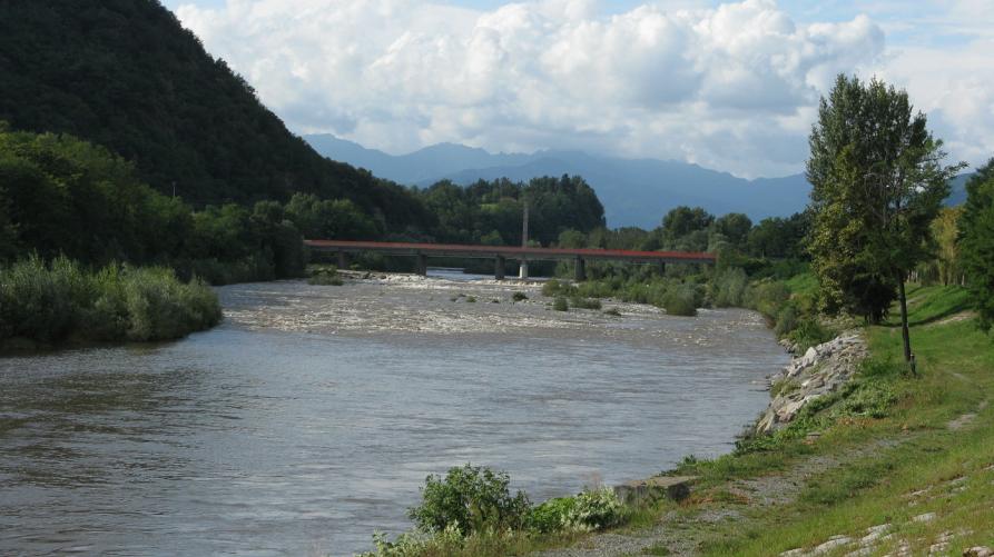 Il fiume Sesia 