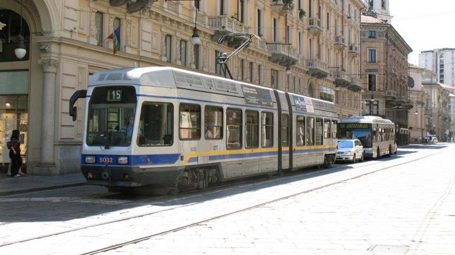 Tram e bus a Torino 