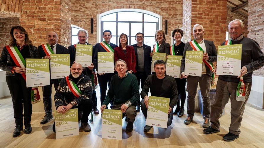 I vincitori con l'assessore Poggio