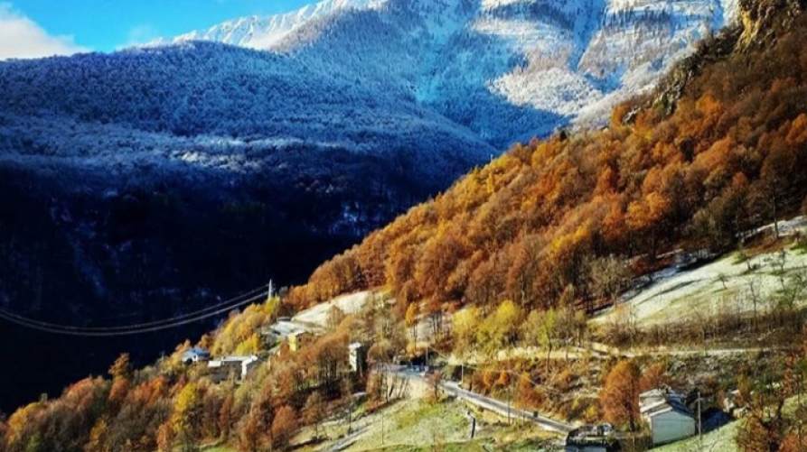 Rorà (TO). Panoramica. Fotografia di Giulia Agù tratta dal sito del Comune (2018-2020) 