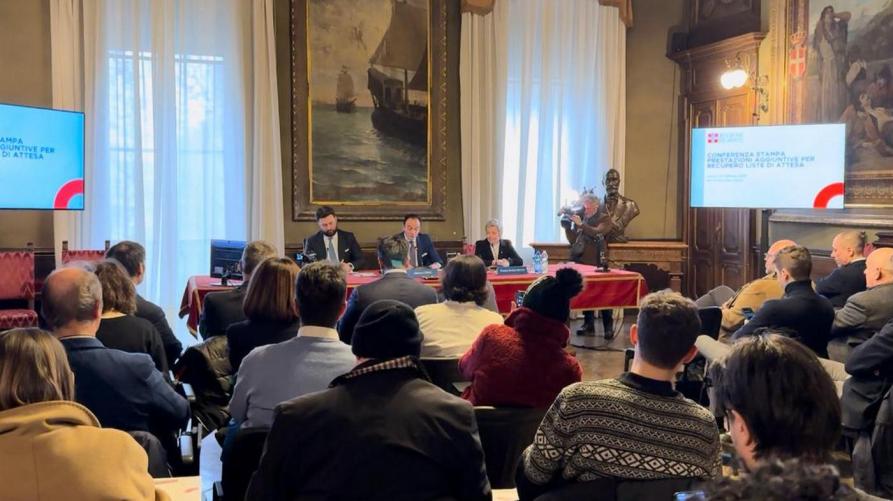 La conferenza stampa di Cirio e Riboldi 