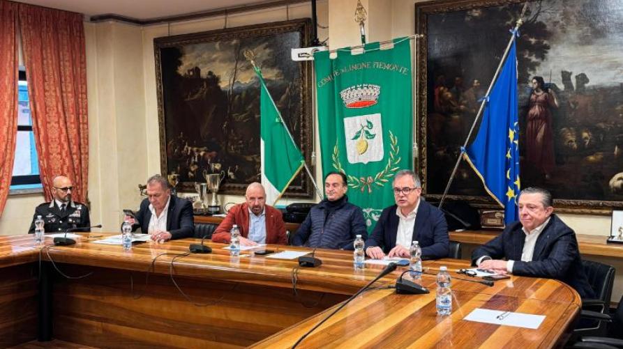Un momento della conferenza stampa
