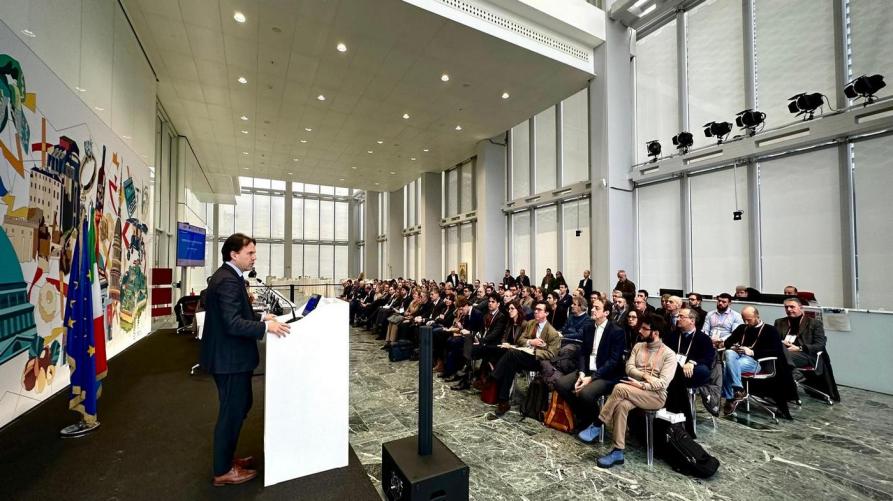 L'assessore Tronzano durante il suo intervento 