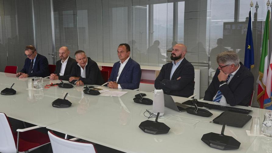 Un'immagine della conferenza dei servizi 