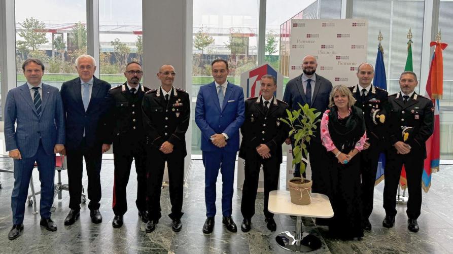 I partecipanti alla consegna 