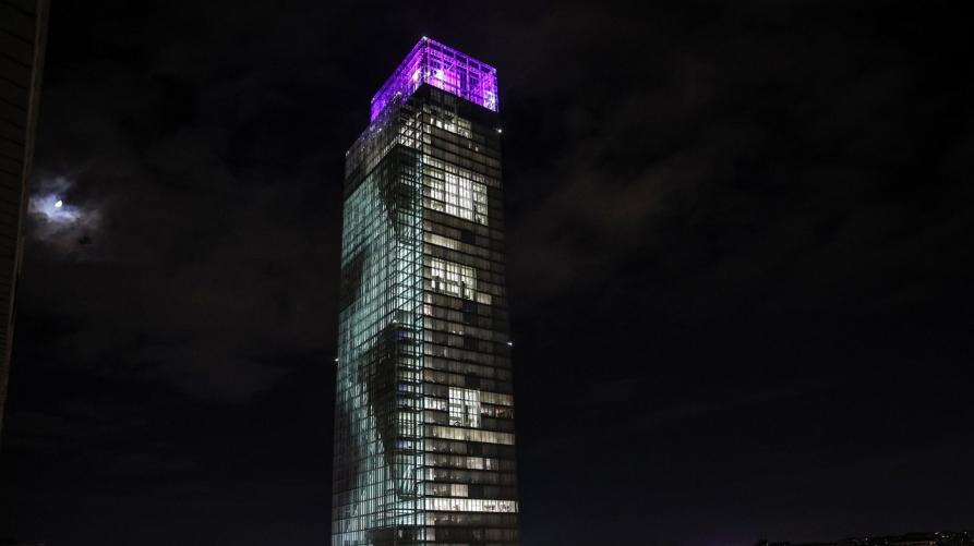 La Luce d'artista sul Grattacielo  