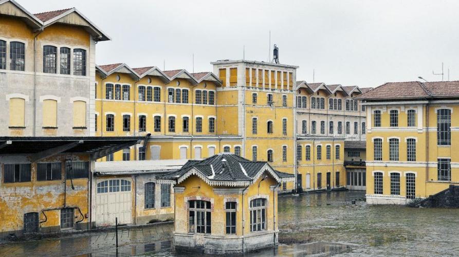 Vigliano Biellese (BI). Il complesso degli edifici che compongono l'opificio storico "Pettinatura italiana" 