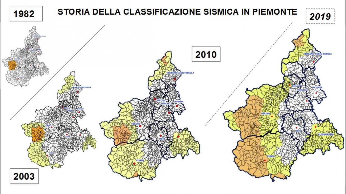 Classificazione Sismica Regione Piemonte