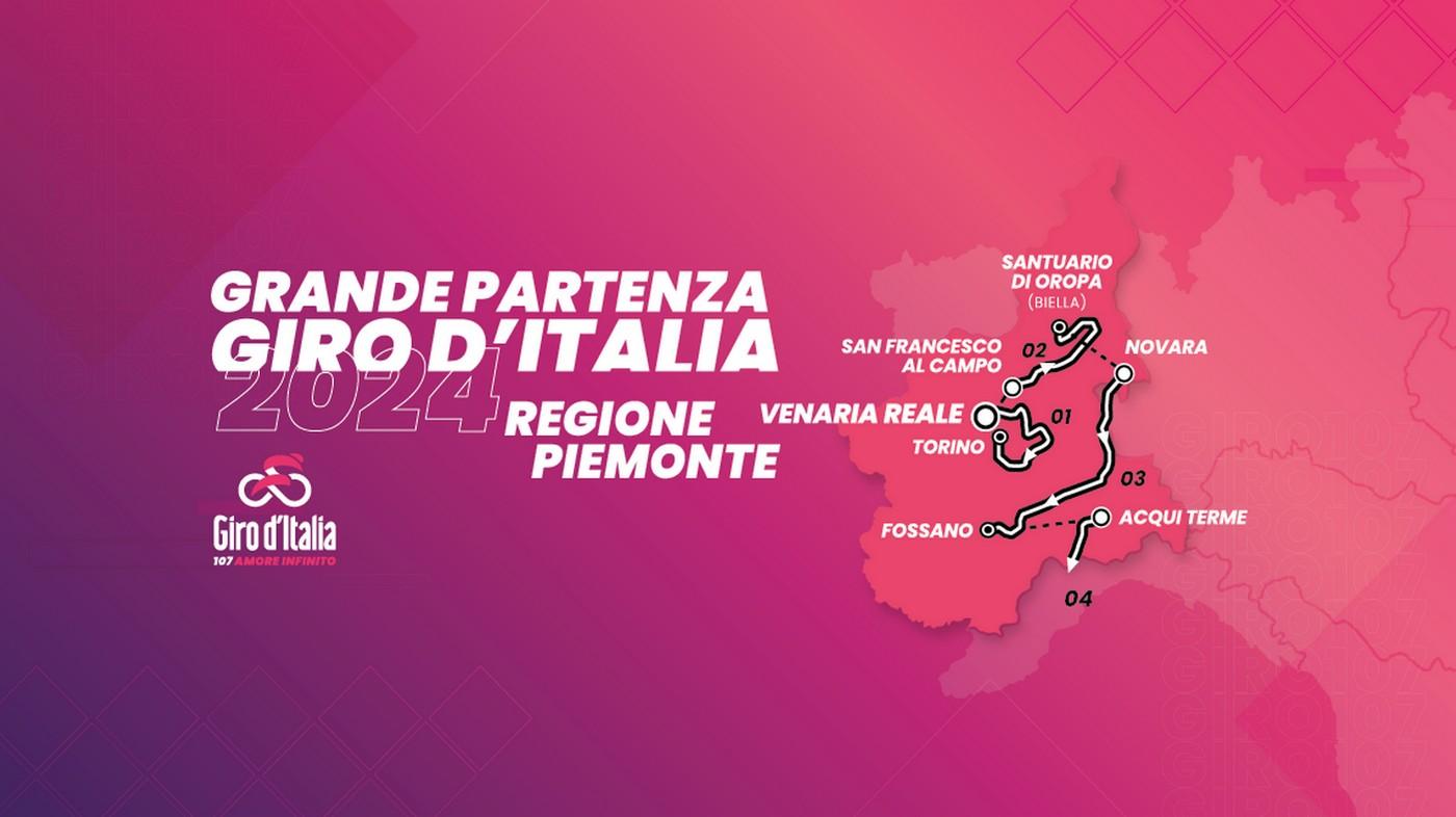 Dalla Reggia di Venaria la Grande Partenza del Giro d’Italia 2024