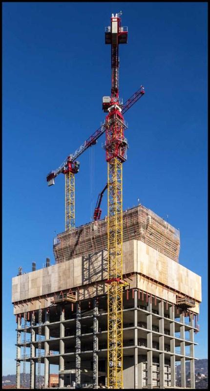 Sede Unica - Lavori sulla torre, castello e corpo centrale, anno 2014