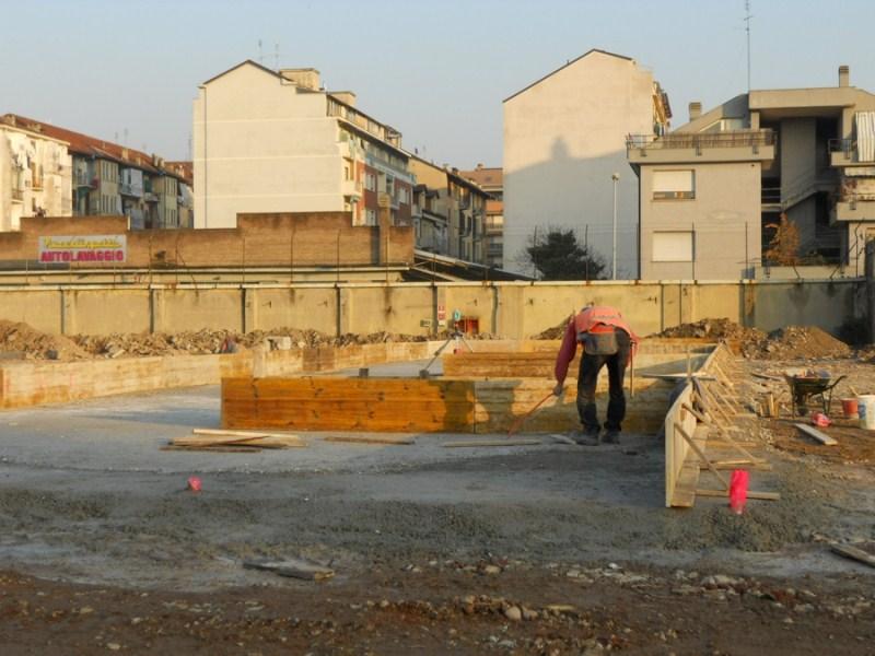 Sede Unica - cantiere e lavori a novembre 2011