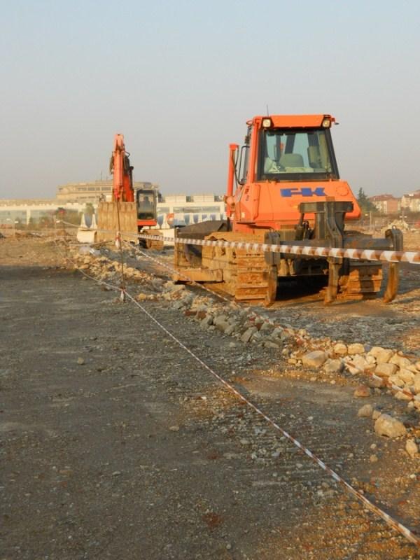Sede Unica - cantiere e lavori a novembre 2011 