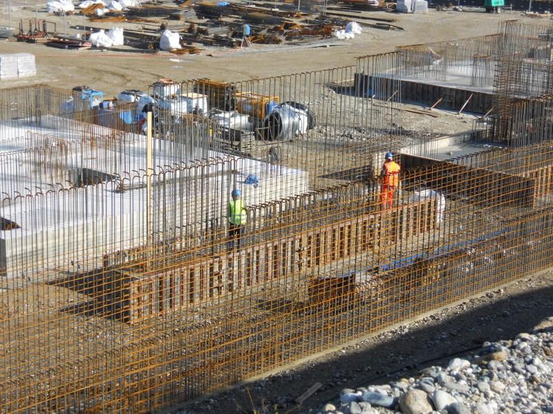 Sede Unica - panoramica del cantiere a novembre 2012 