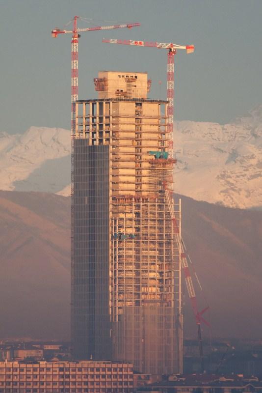 Sede Unica - La torre al tramonto, anno 2014
