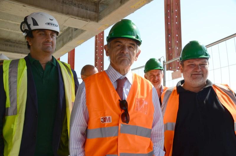 Sede Unica - Il presidente Chiamparino visita la torre 
