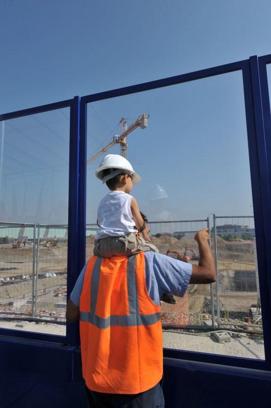 Sede Unica - Inaugurazione della Terrazza sul cantiere