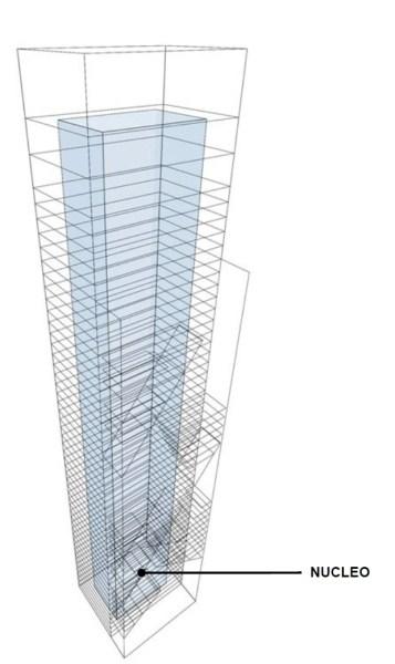 Rendering Sede Unica, la Torre per uffici 