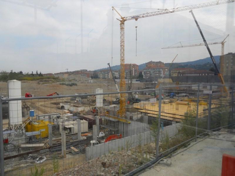 Sede Unica - panoramica del cantiere a settembre 2012