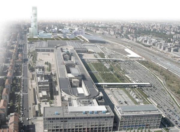 Rendering Sede Unica, la Torre per uffici 2 