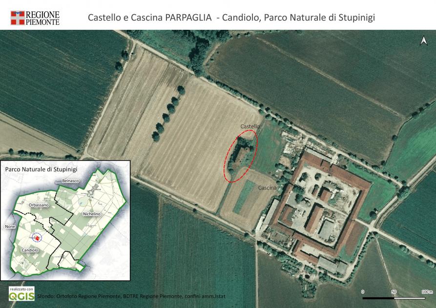 Localizzazione Castello di Parpaglia