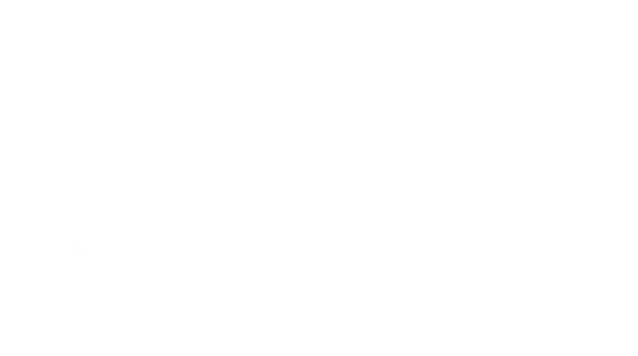 Logo PRP monocromatico bianco