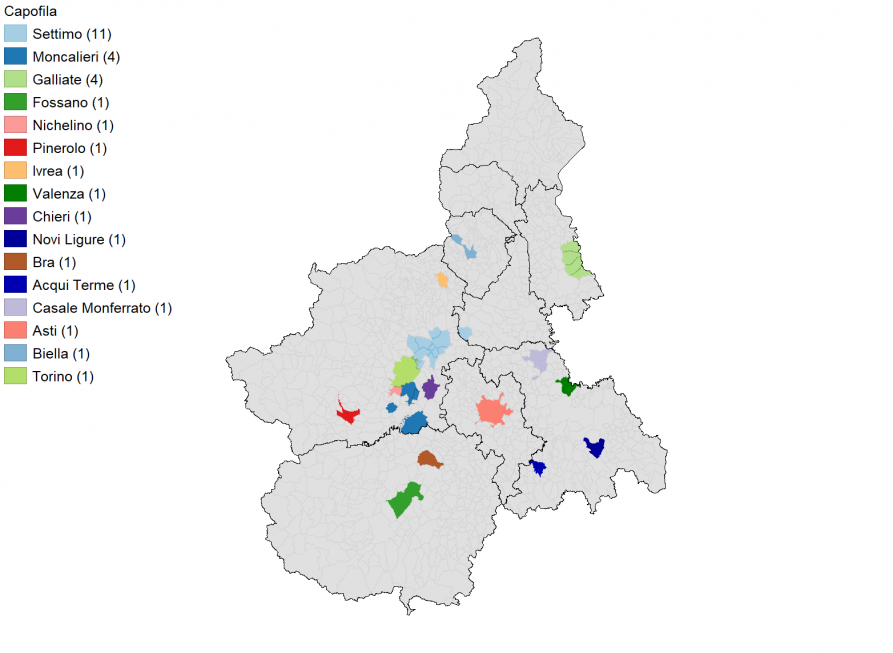 Mappa Nati per Leggere Piemonte 2004