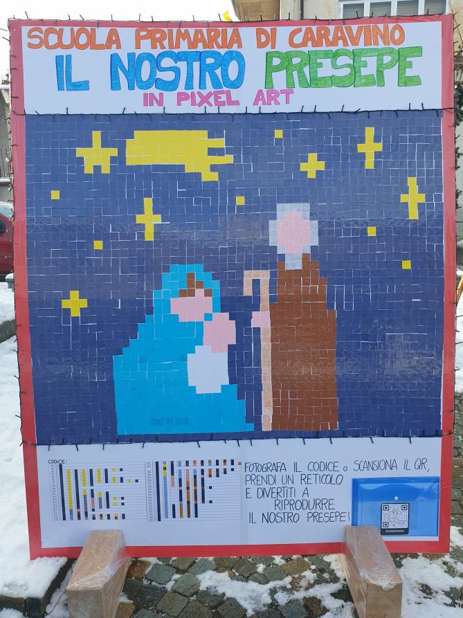 Il nostro Natale in pixel art - Scuola primaria di Caravino - TO 