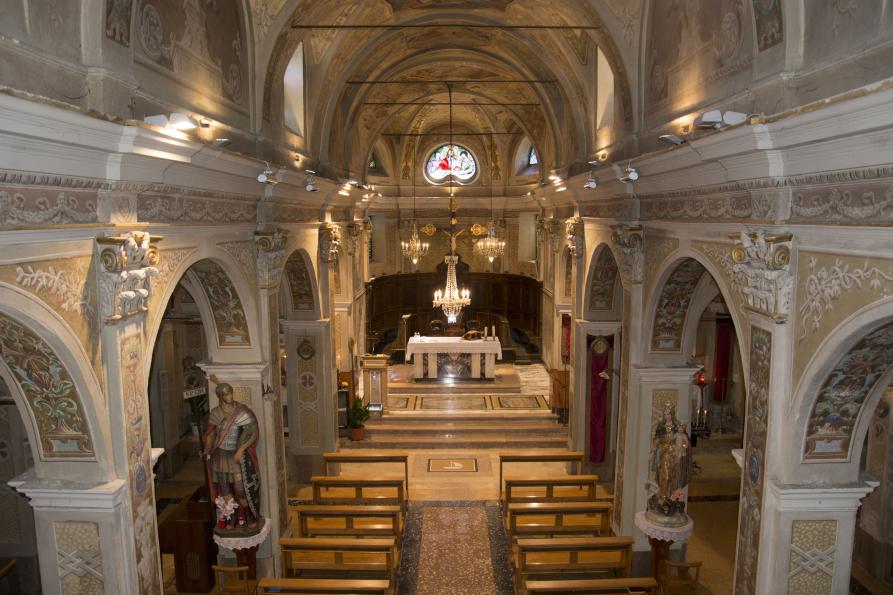 Cartosio (AL). Chiesa parrocchiale dedicata a S. Andrea. Fotografia di Pier Alberto Assandri (2015)