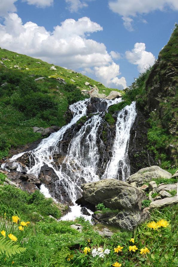 Cascata Alpe Baranca a Fobello (VC). Foto di Rino Visconti