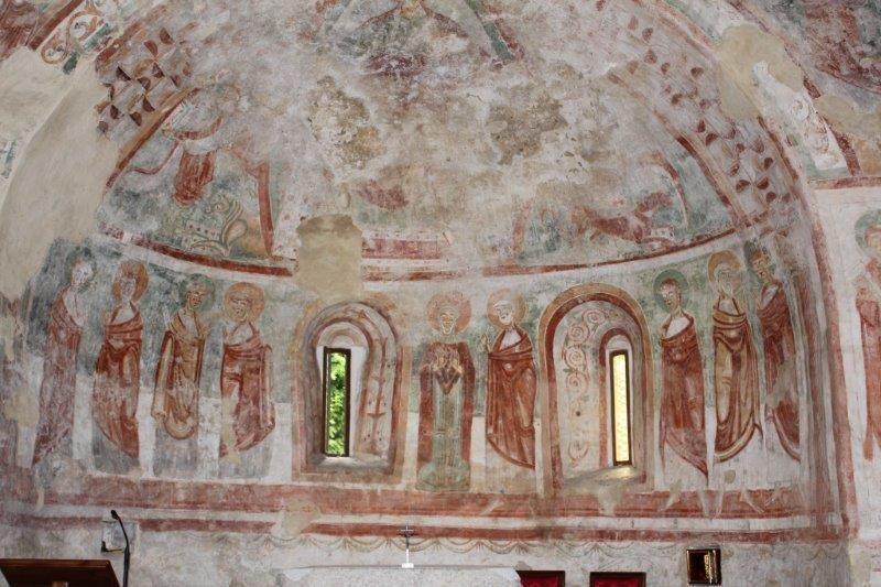 Briga Novarese. L'abside della Chiesa di san Tommaso. (Foto di Carlo Moroso)