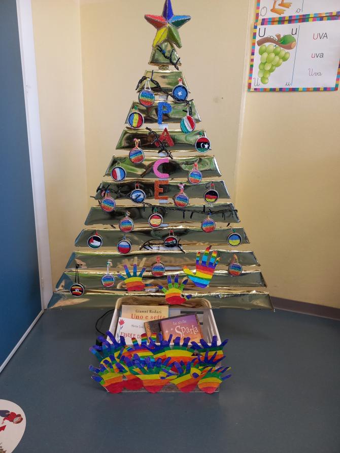 L’albero ( fai da te ) della Pace - Istituto Comprensivo Arpino - Ceresole d'Alba - CN - 