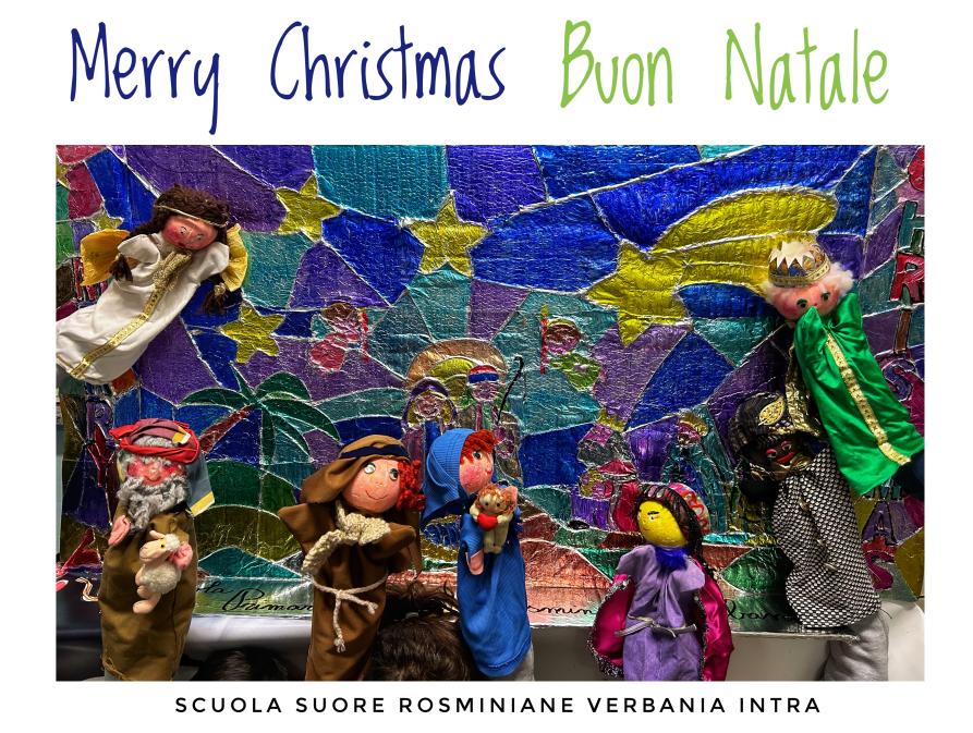 CHRISTMAS NATIVITY – TIN ART - SUORE ROSMINIANE - INTRA - VB 